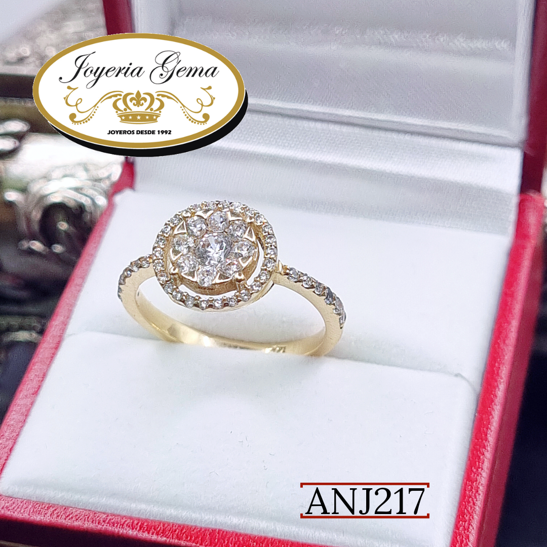Anillo Flor eterna. Mod ANJ217