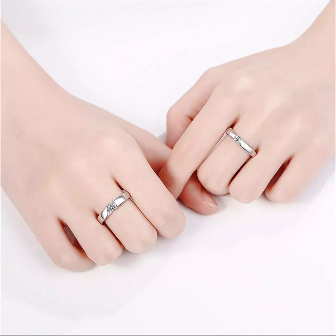 Anillos de promesa corazon