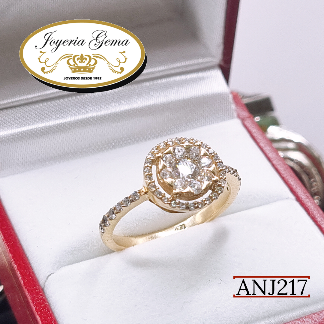 Anillo Flor eterna. Mod ANJ217