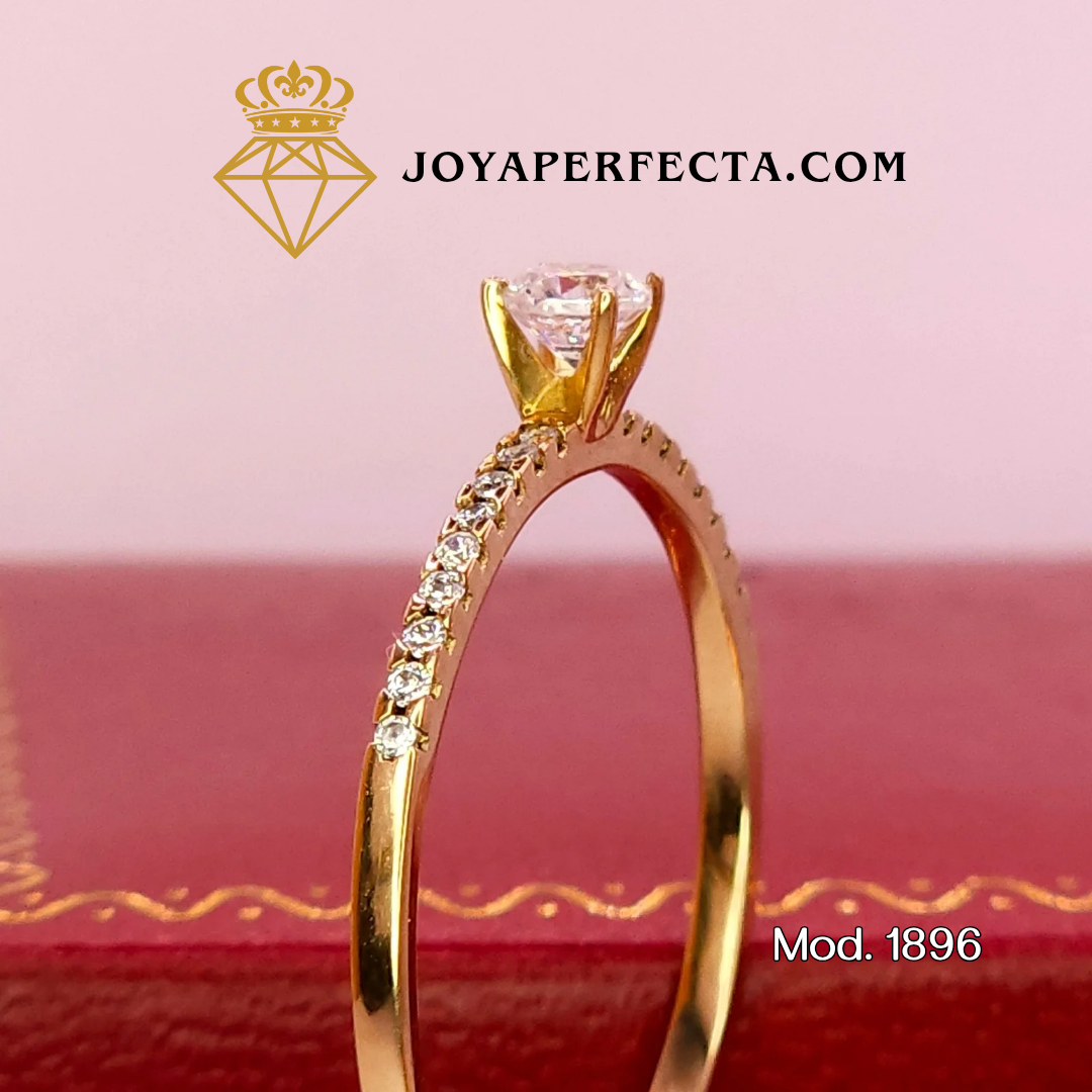 Anillo de oro. Promesa viva. Mod. 1896