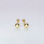 Aretes de oro. Dormilonas BM153