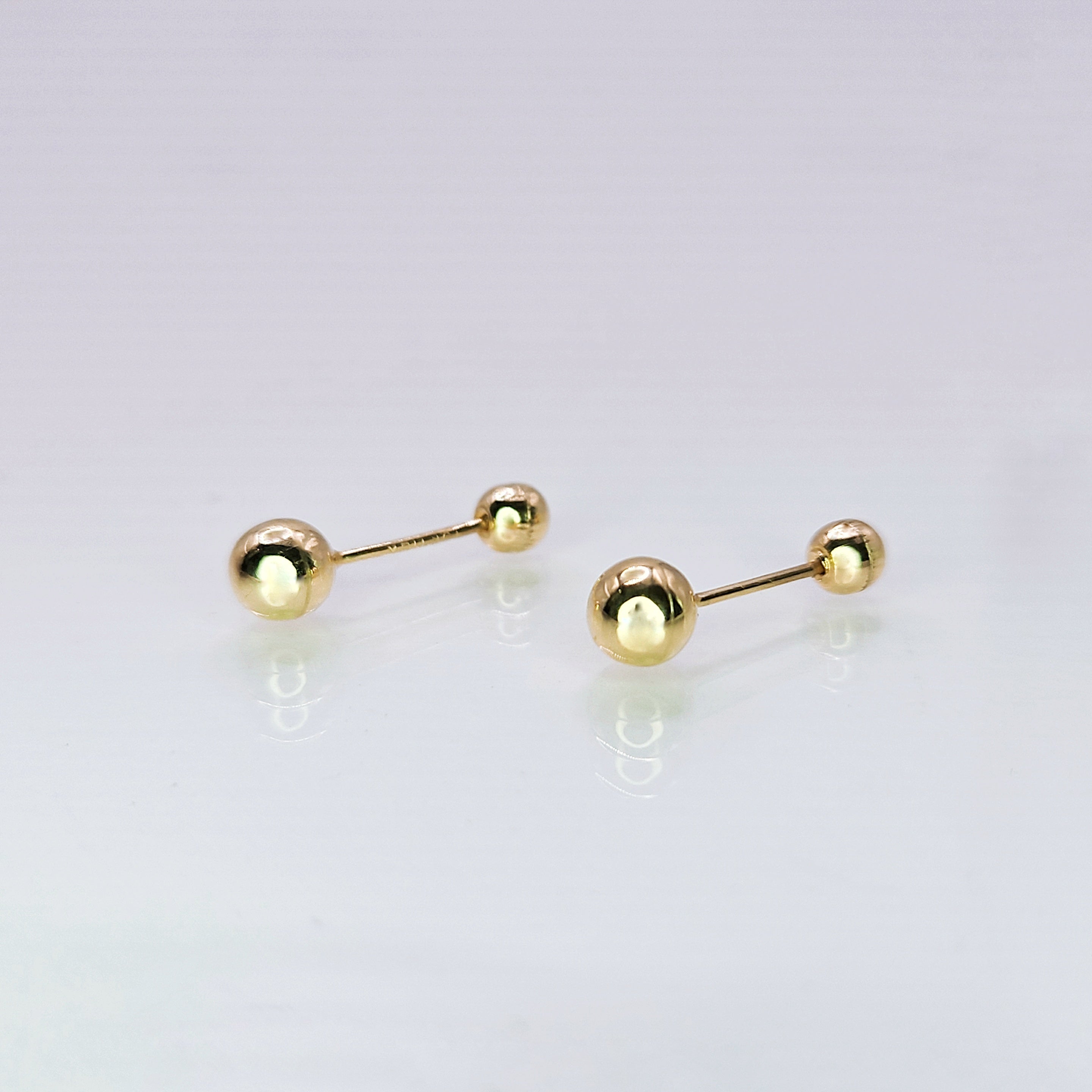 Aretes de oro. Dormilonas BM153