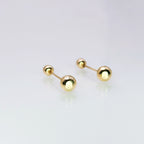 Aretes de oro. Dormilonas BM153