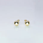 Aretes de oro. Dormilonas BM155