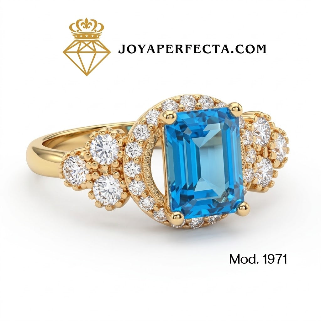 Anillo de oro. Cielo. Mod 1971