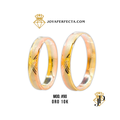 Argollas de Matrimonio. MOD #90 Oro 10k. 4mm. X 3 oros