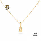 Cadenita y dije de oro. DX09