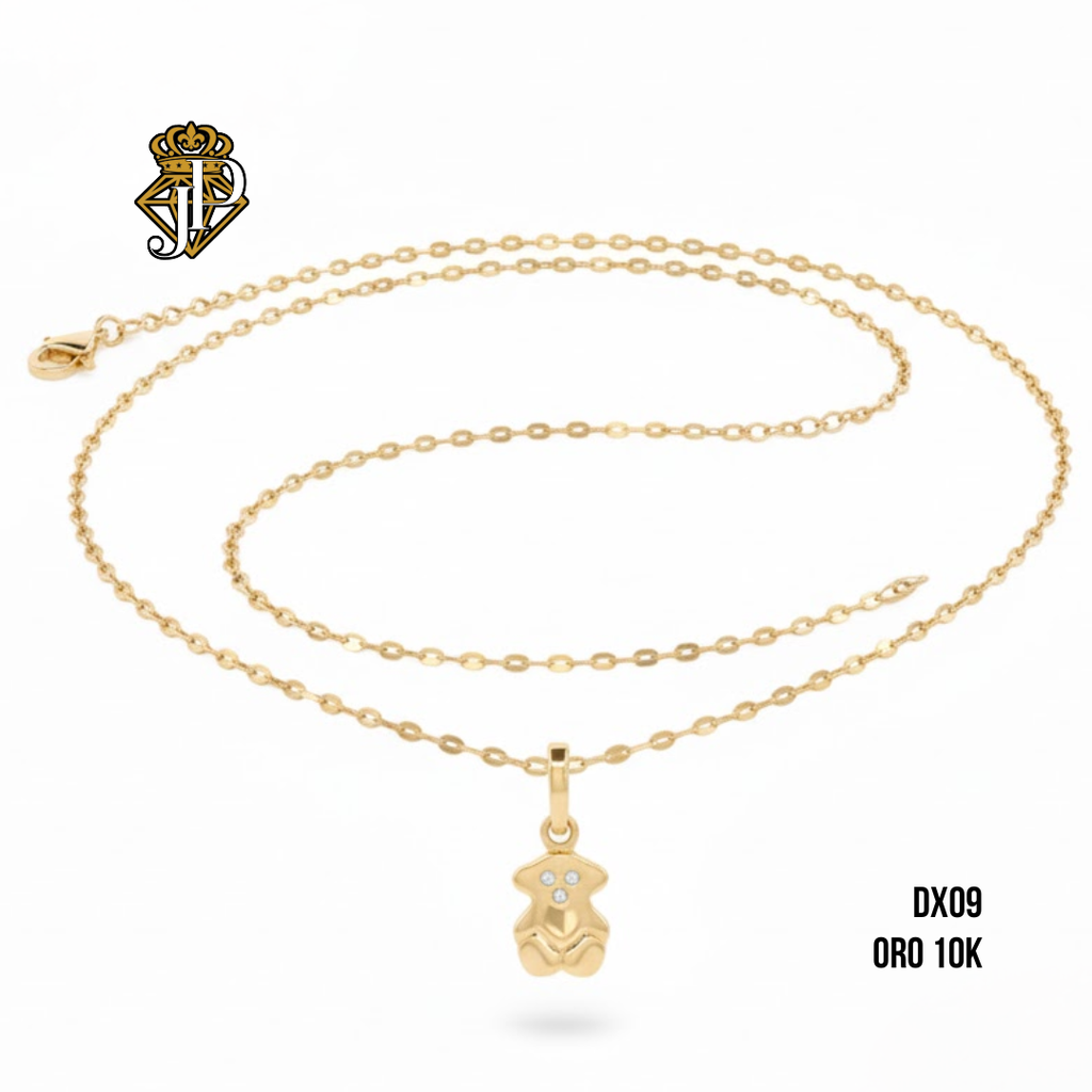 Cadenita y dije de oro. DX09