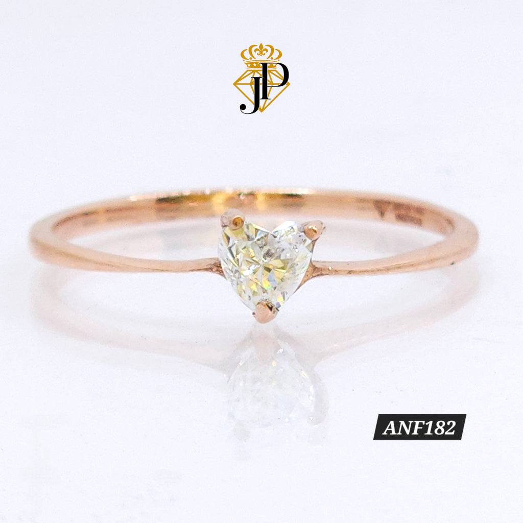 Anillo Oro. Corazon. ANF182