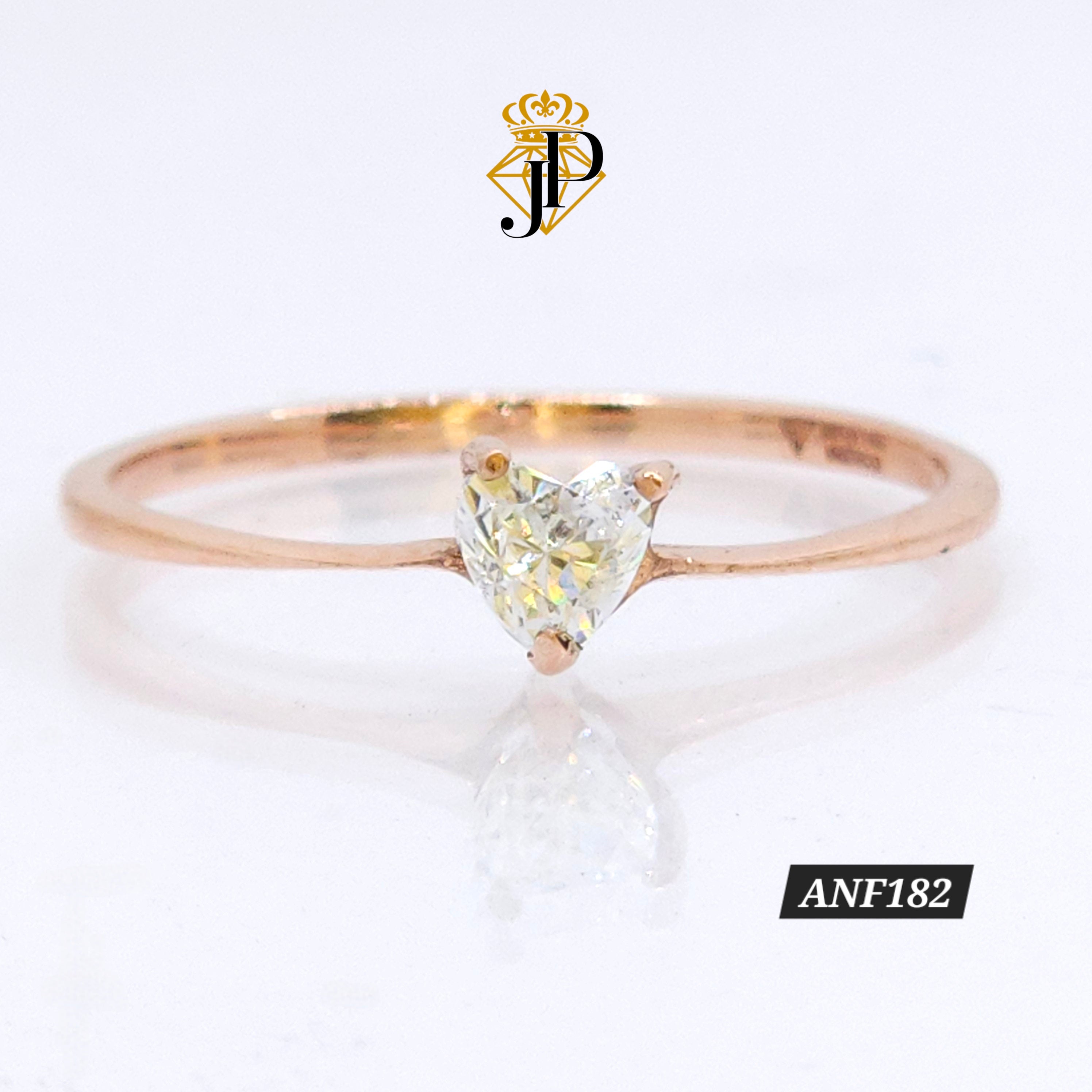 Anillo Oro. Corazon. ANF182