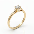 Anillo de oro. Diamante Certificado. Mod ADM30