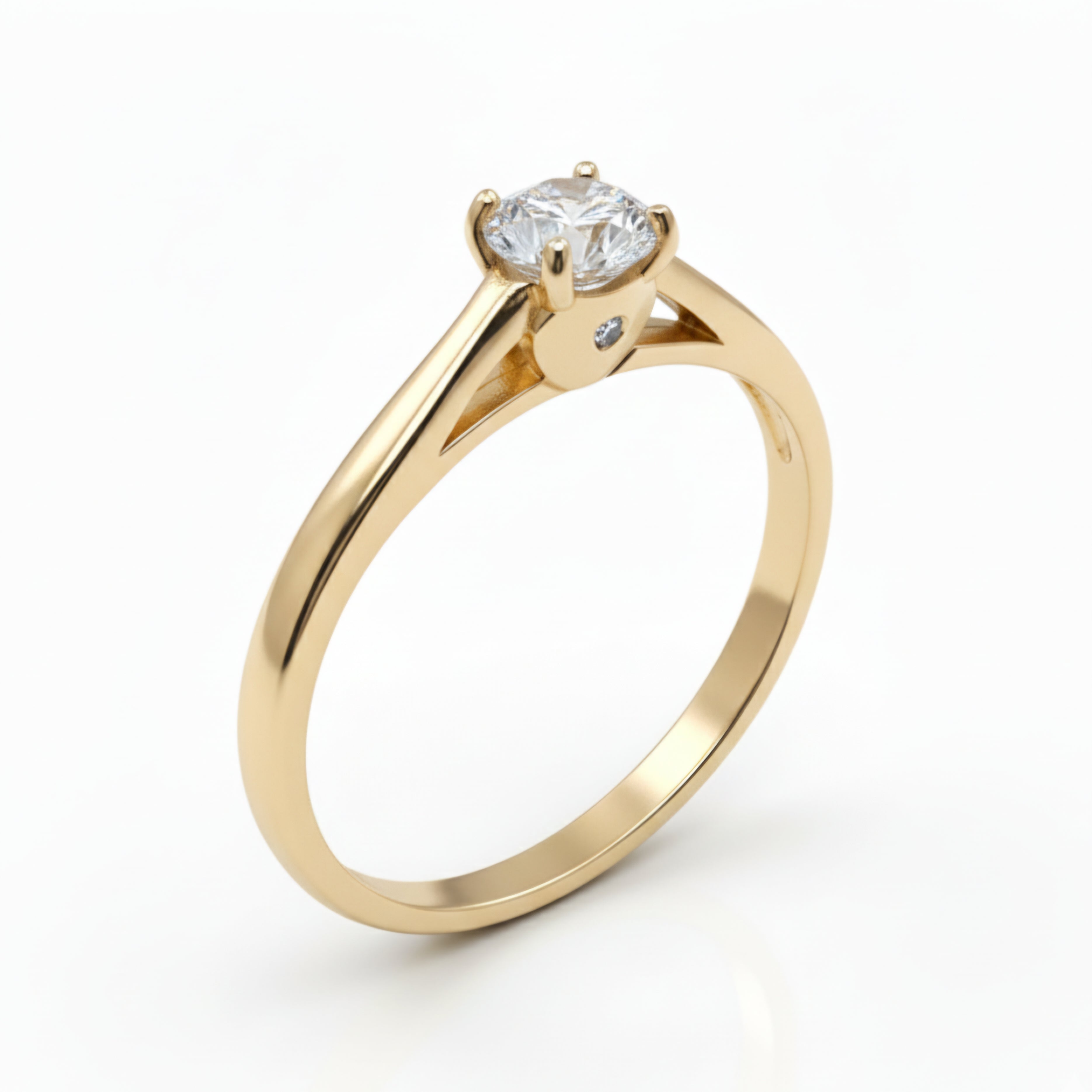 Anillo de oro. Diamante Certificado. Mod ADM30