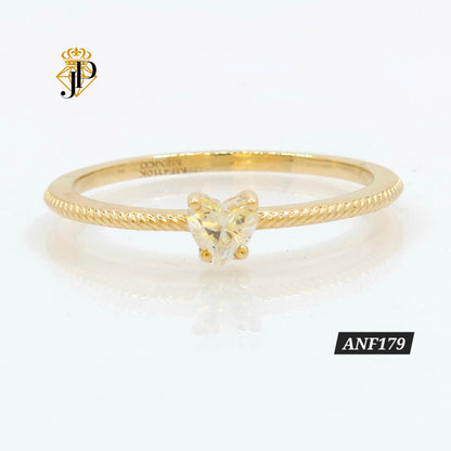 Anillo de Oro. Corazon. ANF179