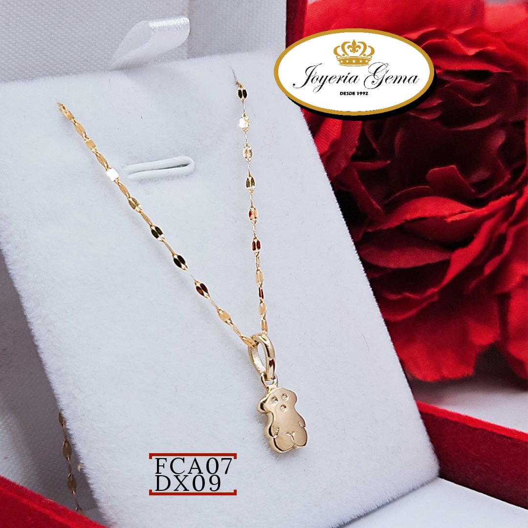 Cadenita y dije de oro. DX09