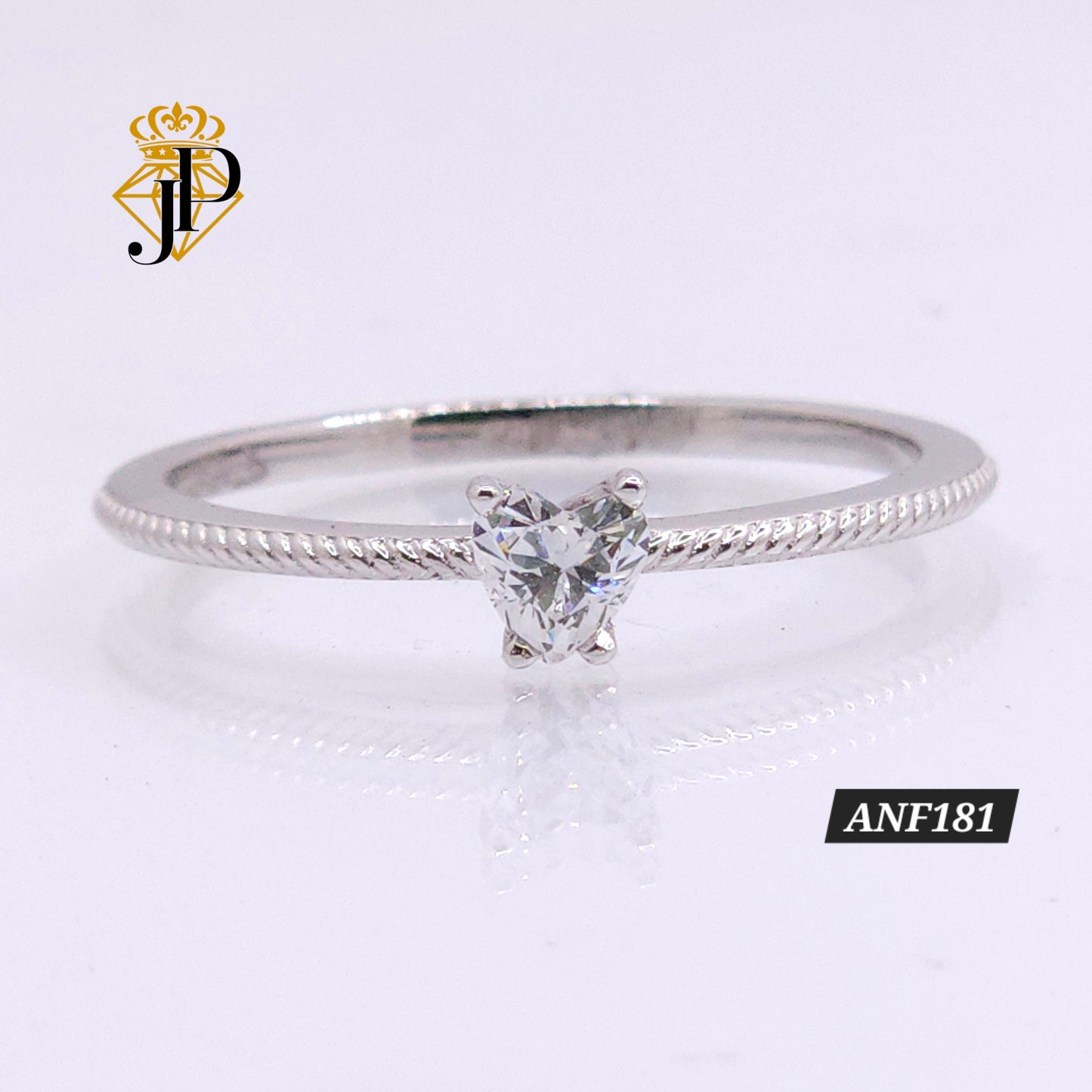 Anillo Oro. Corazon. ANF181