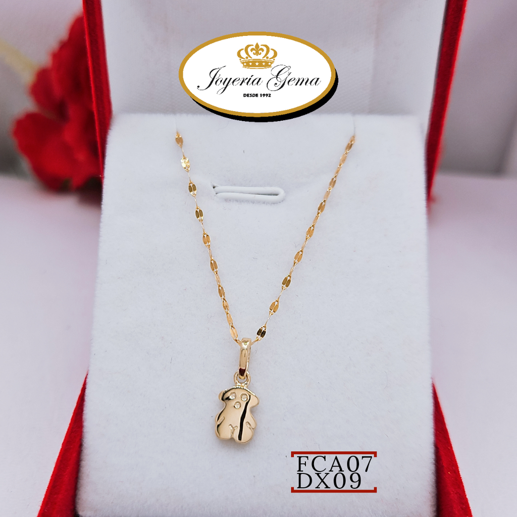 Cadenita y dije de oro. DX09