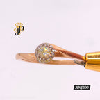 Anillo de oro rosa. ANJ200