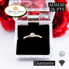 Anillo de oro. Diamante Certificado. Mod ADM30