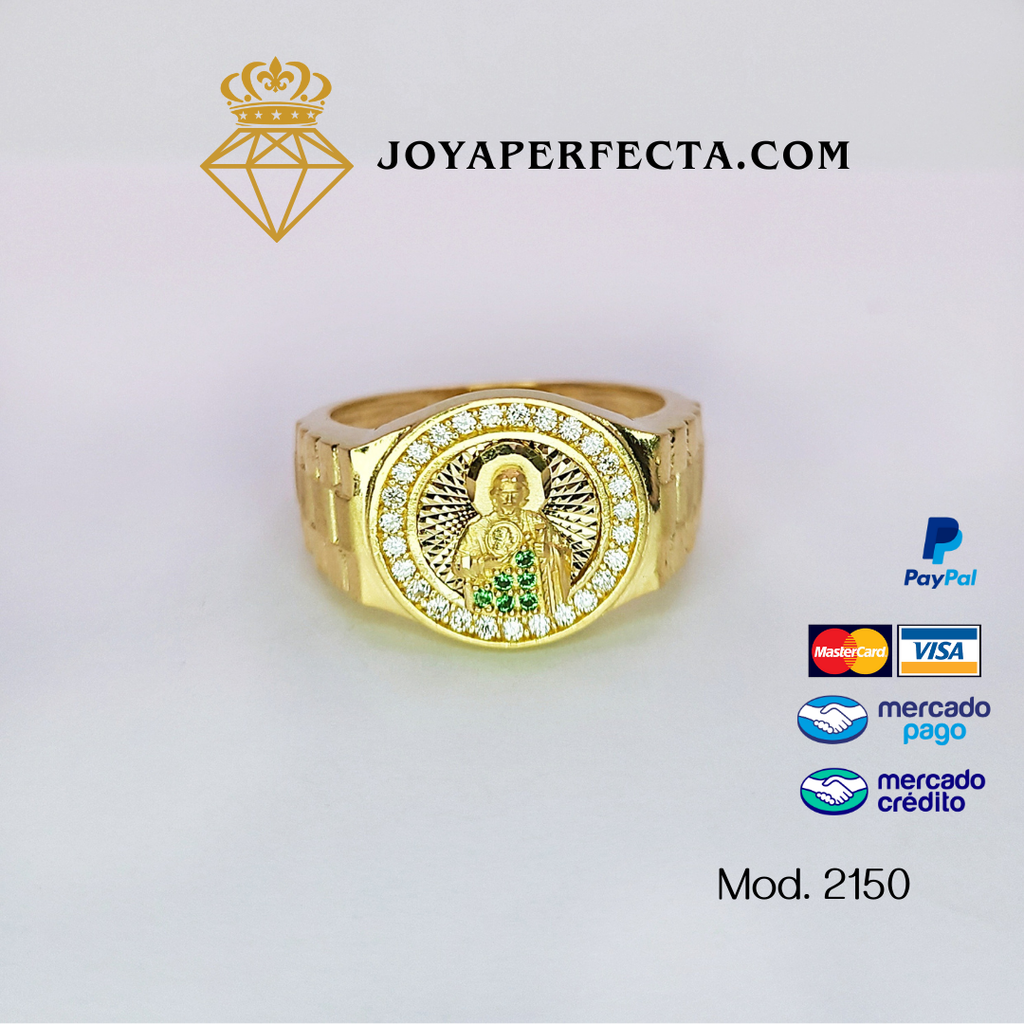 Anillo de oro. San judas. Mod. 2150