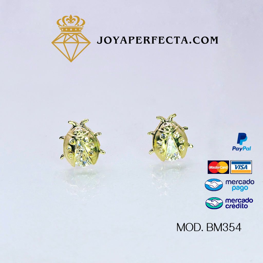 Aretes de oro. Catarina Mod. BM354