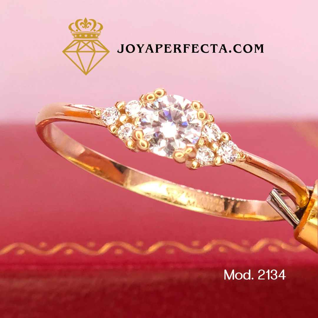 Anillo de oro. Eterno encuentro. Mod. 2134