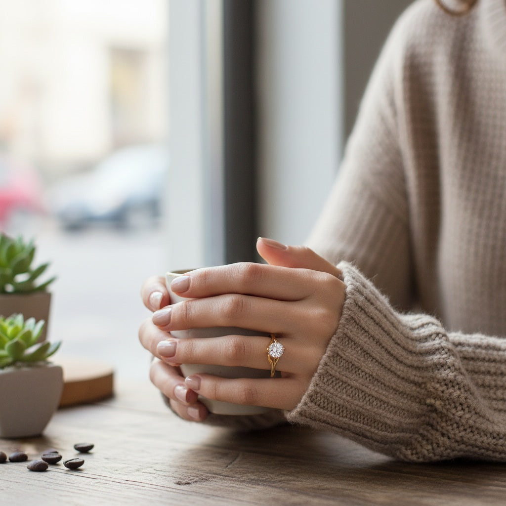 Anillo de oro. ANF123