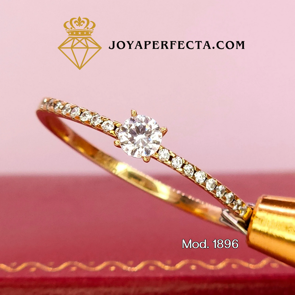 Anillo de oro. Promesa viva. Mod. 1896