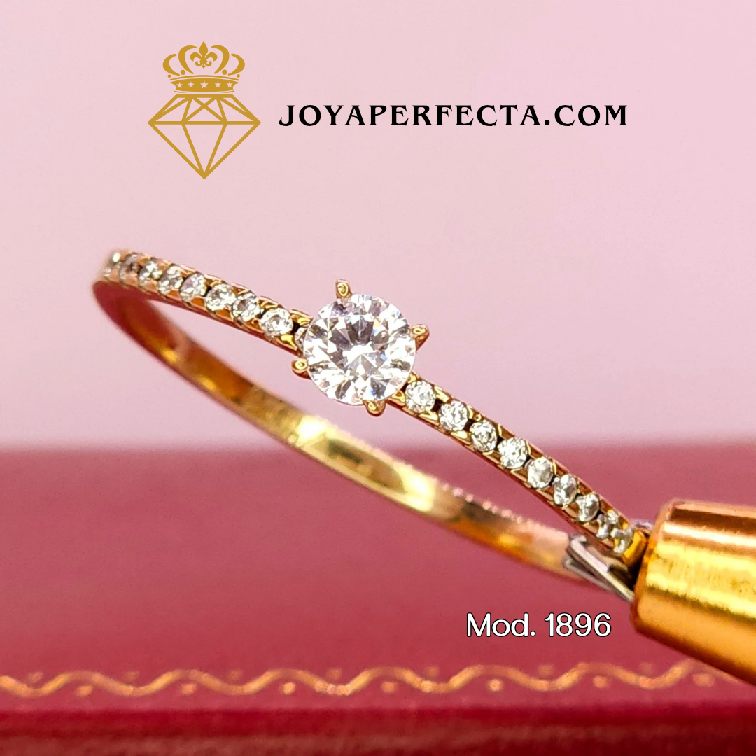 Anillo de oro. Promesa viva. Mod. 1896