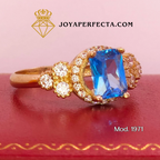 Anillo de oro. Cielo. Mod 1971