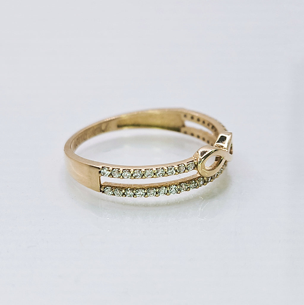 Anillo de Infinito con Churumbela. Mod 1846