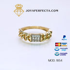 Anillo trenzado. Mod 1854