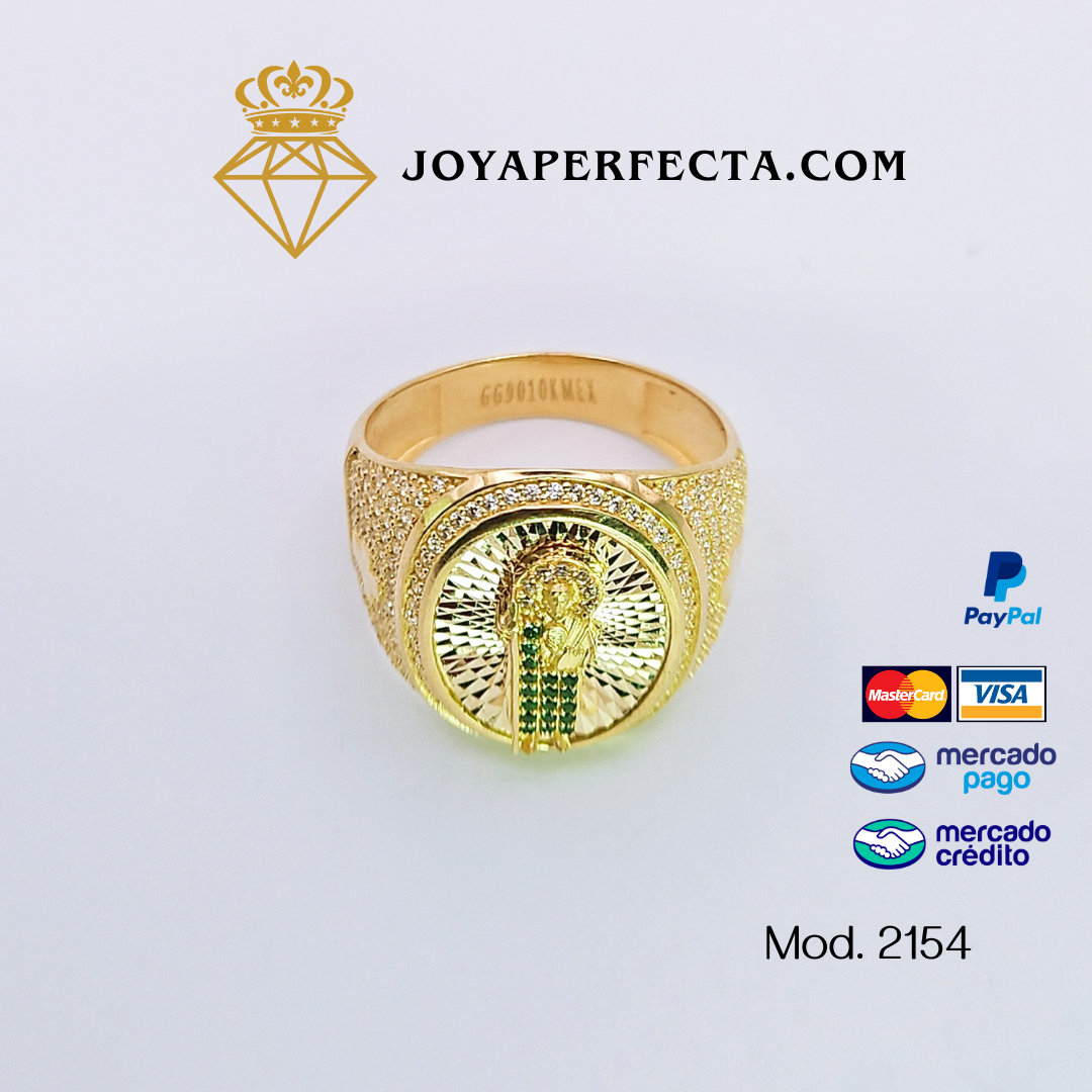 Anillo de oro. San Judas Tadeo. Mod 2154, 2152