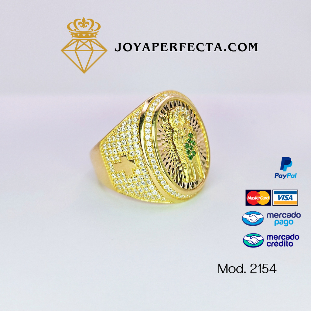 Anillo de oro. San Judas Tadeo. Mod 2154, 2152
