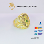 Anillo de oro. San Judas Tadeo. Mod 2154, 2152