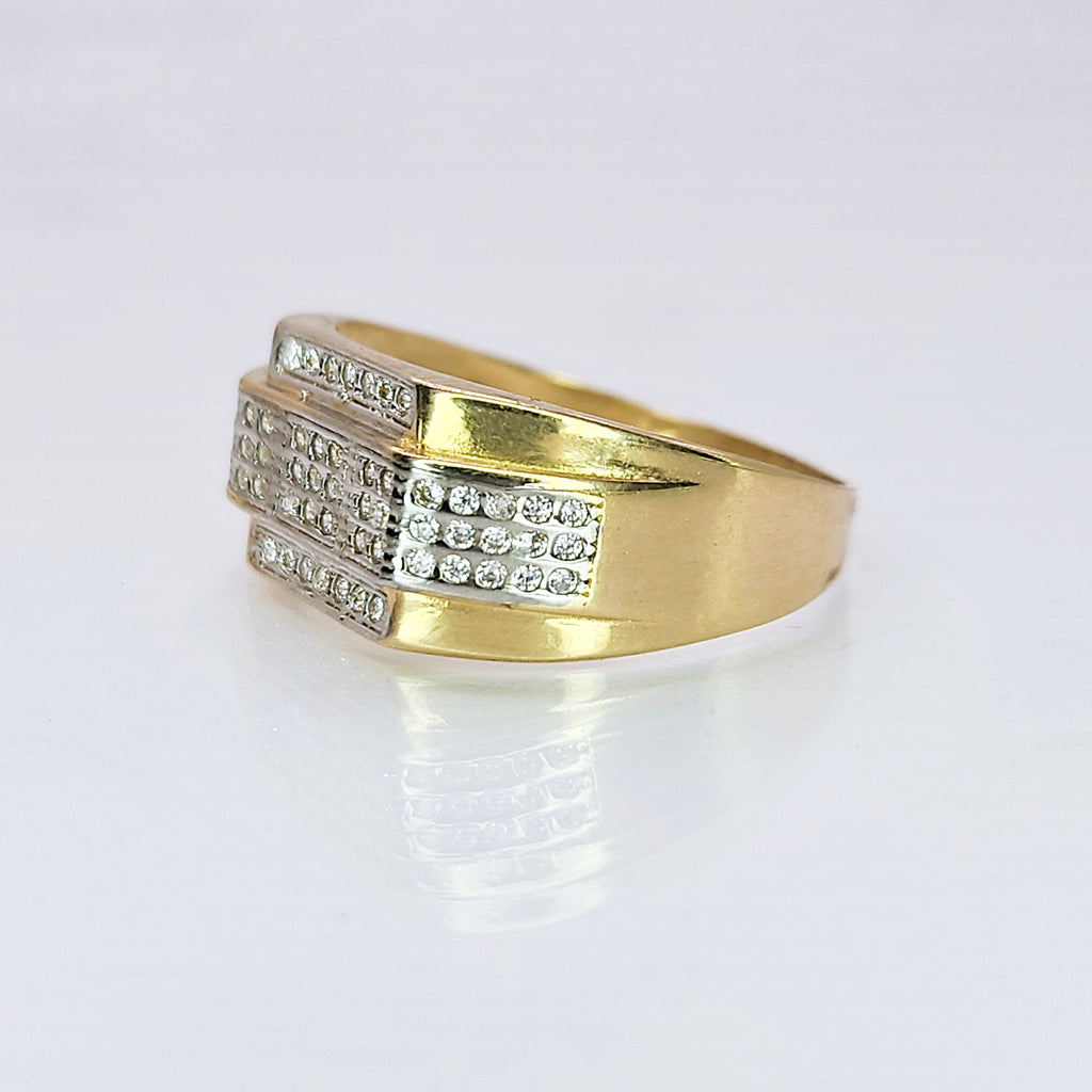 Anillo cuadrado. Mod 1860