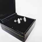 Aretes de plata. Diseño Virgen de Guadalupe