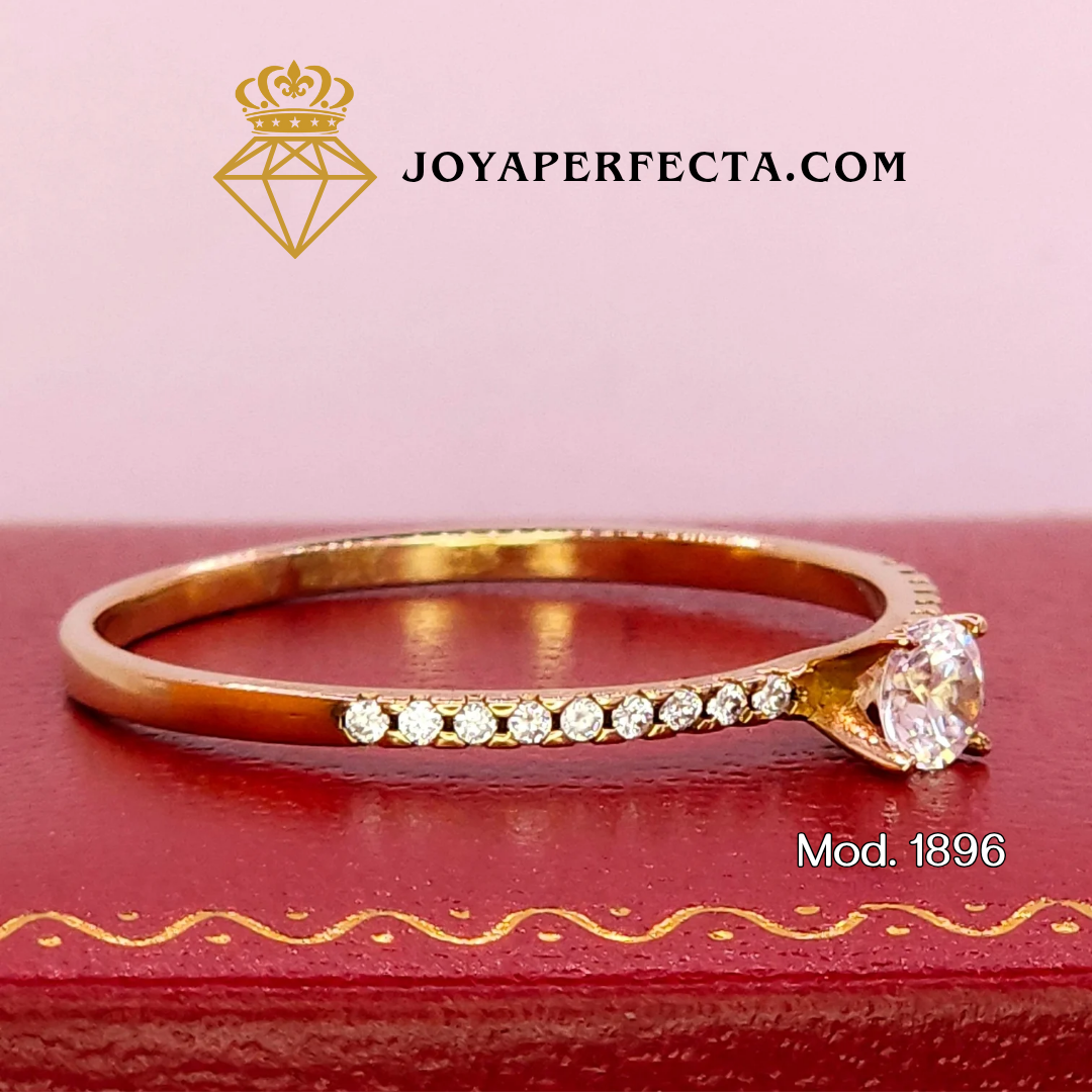 Anillo de oro. Promesa viva. Mod. 1896