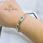 Esclava Mónaco- Figaro con zirconias