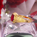 Anillo de Primaria. Graduacion- Gema Roja