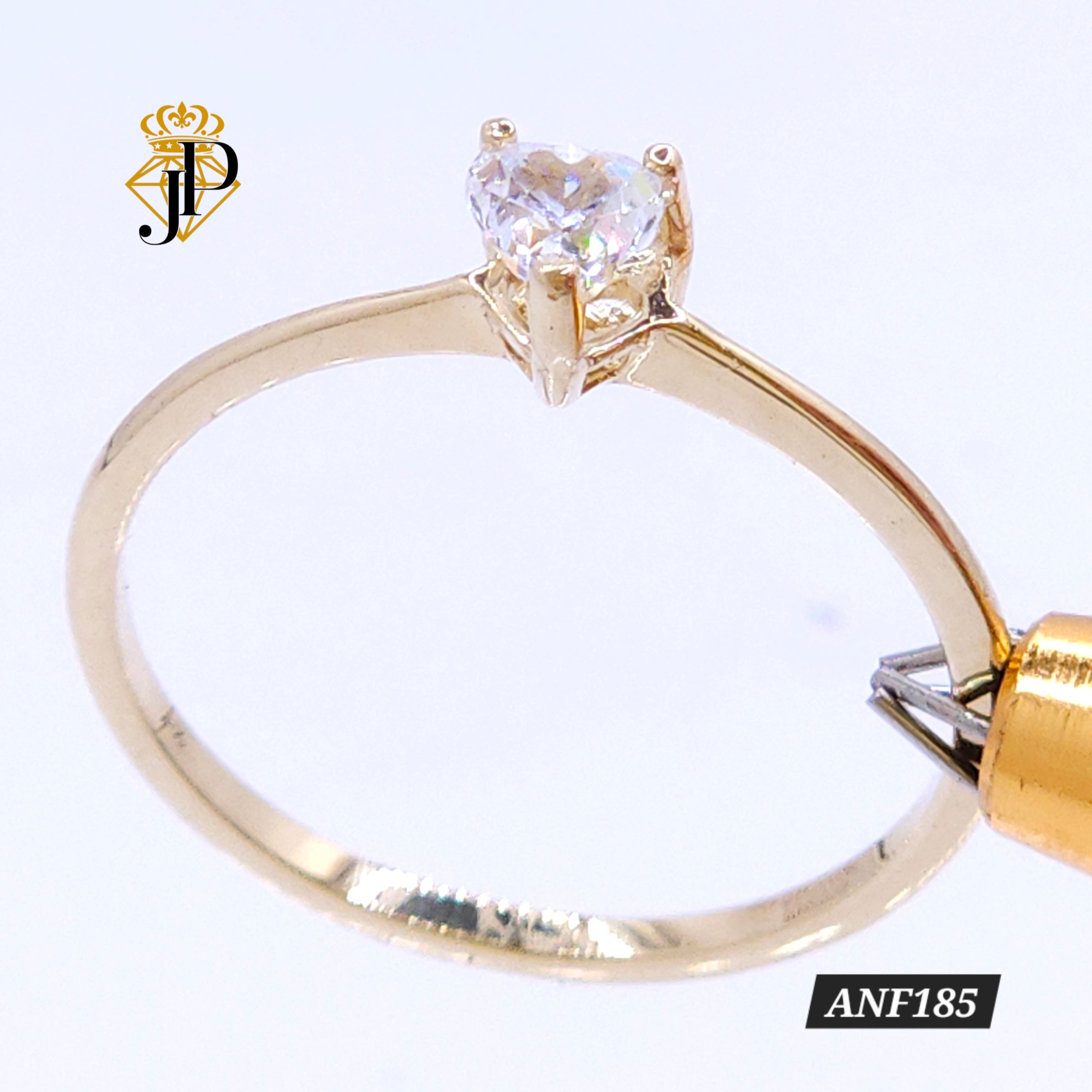 Anillo Oro. Corazon. ANF185