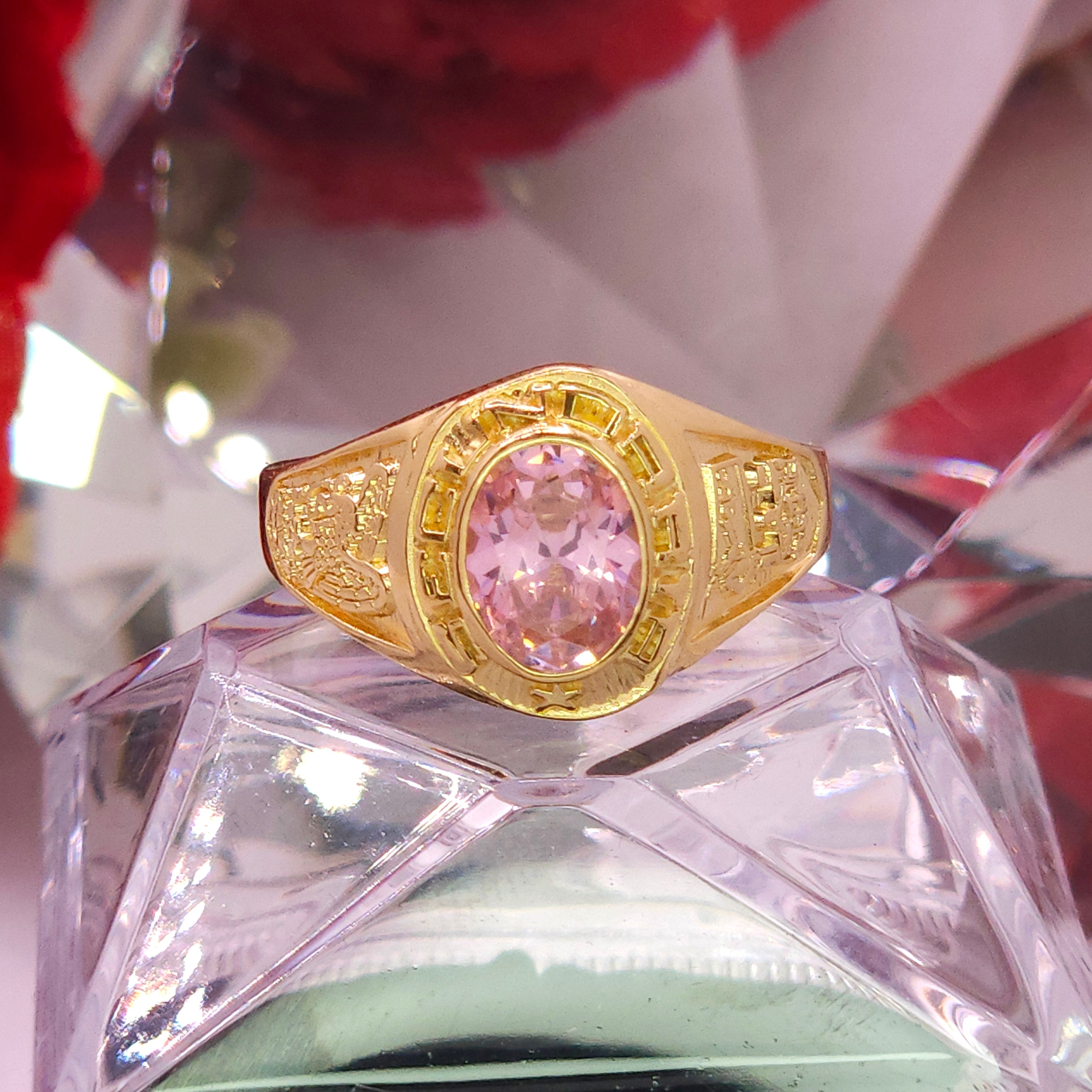 Anillo de Secundaria. Graduacion- Gema Rosa