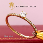 Anillo de oro. Promesa viva. Mod. 1896