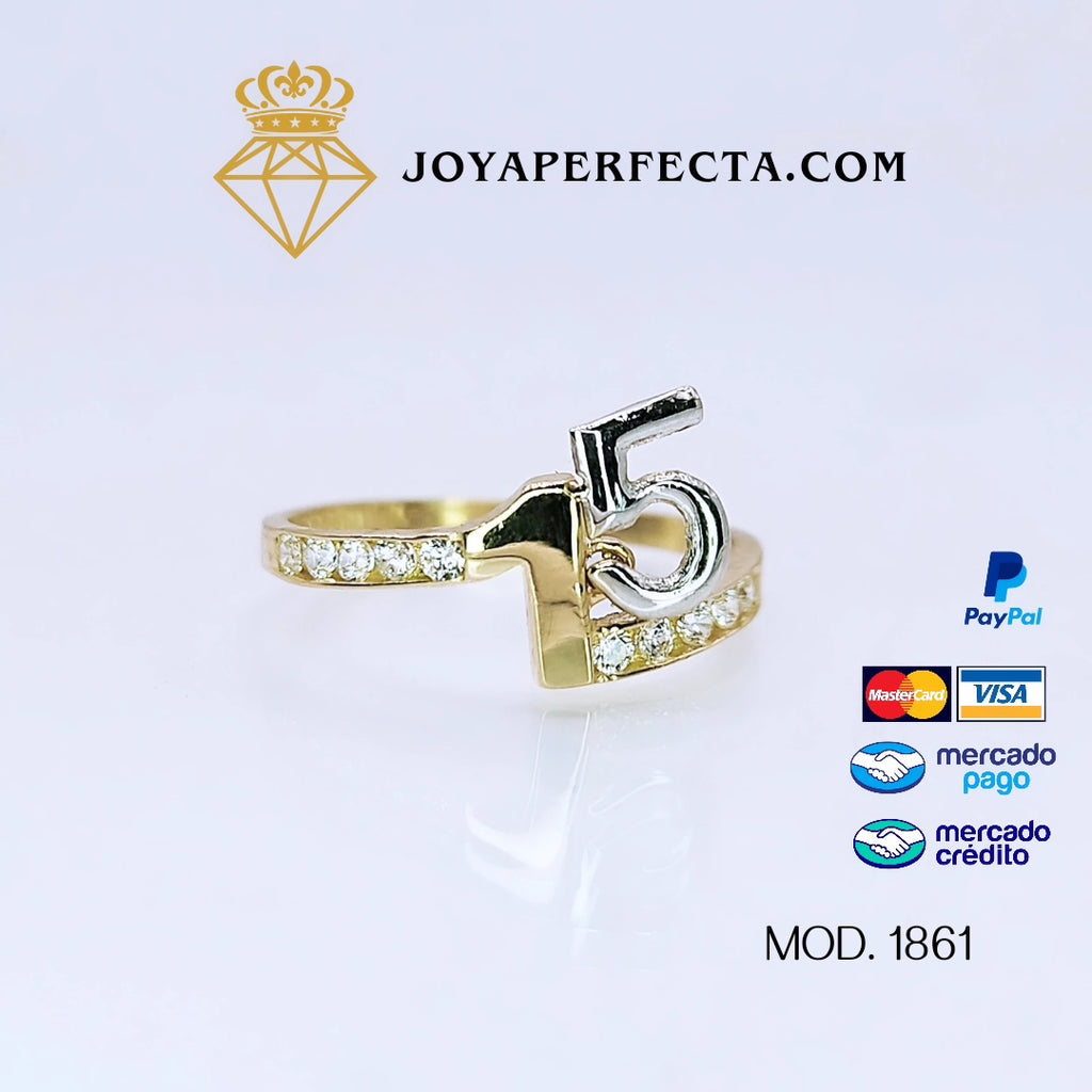 Anillo de 15 años. Mod 1861