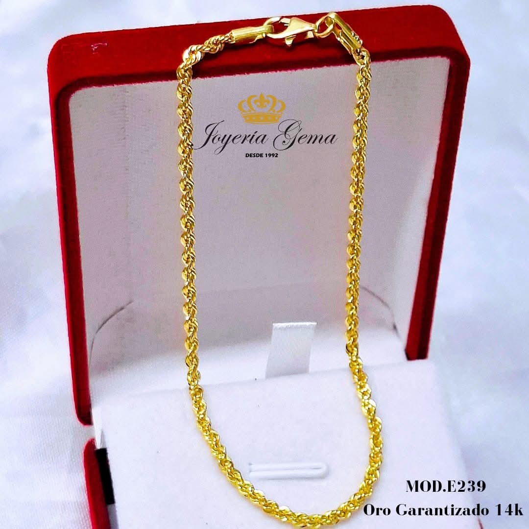Pulso torsal. Oro 14k. E239