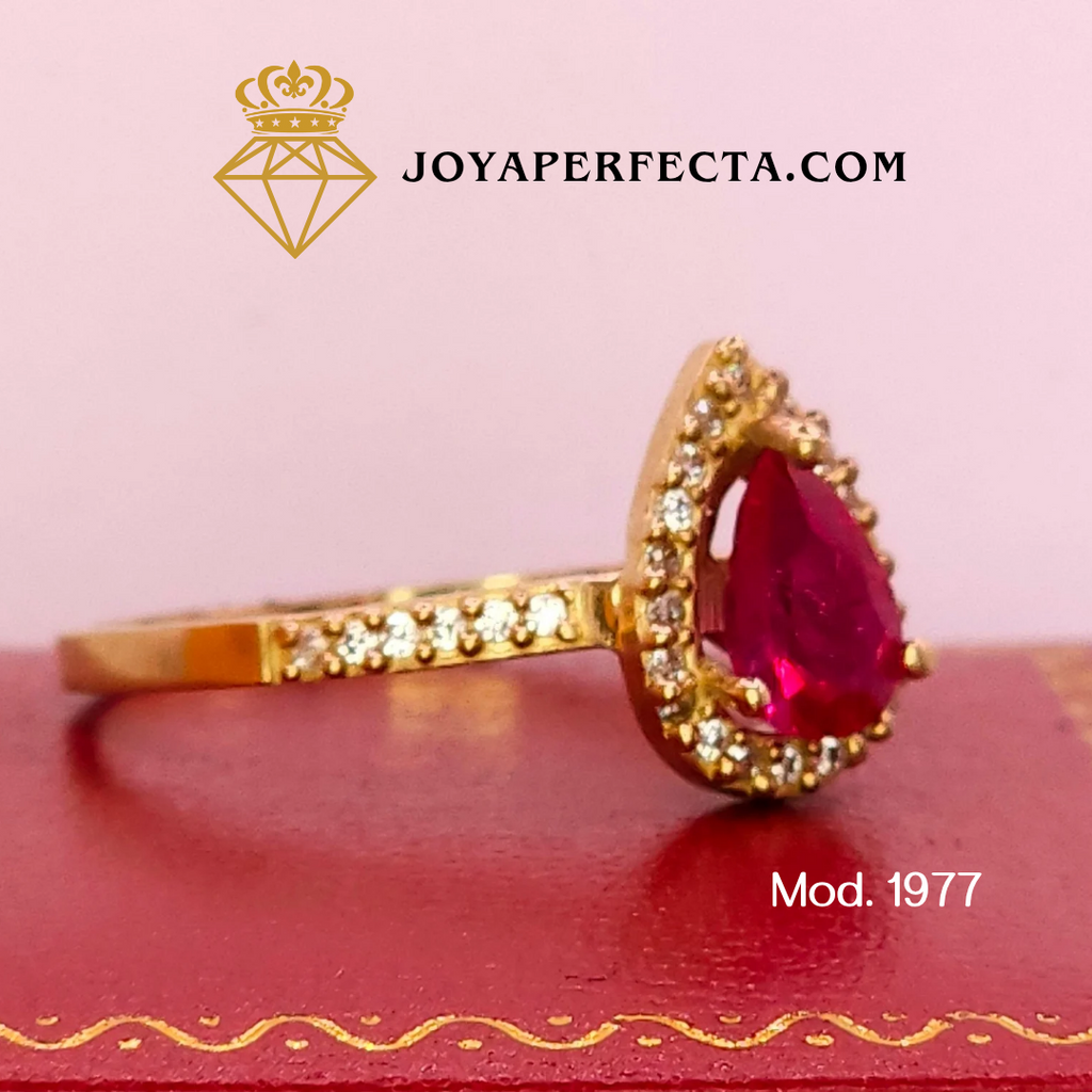 Anillo de oro. Llama eterna. Mod. 1977