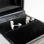 Aretes de plata. Astronauta