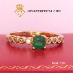 Anillo de oro. Corte Cushion. Mod 2131