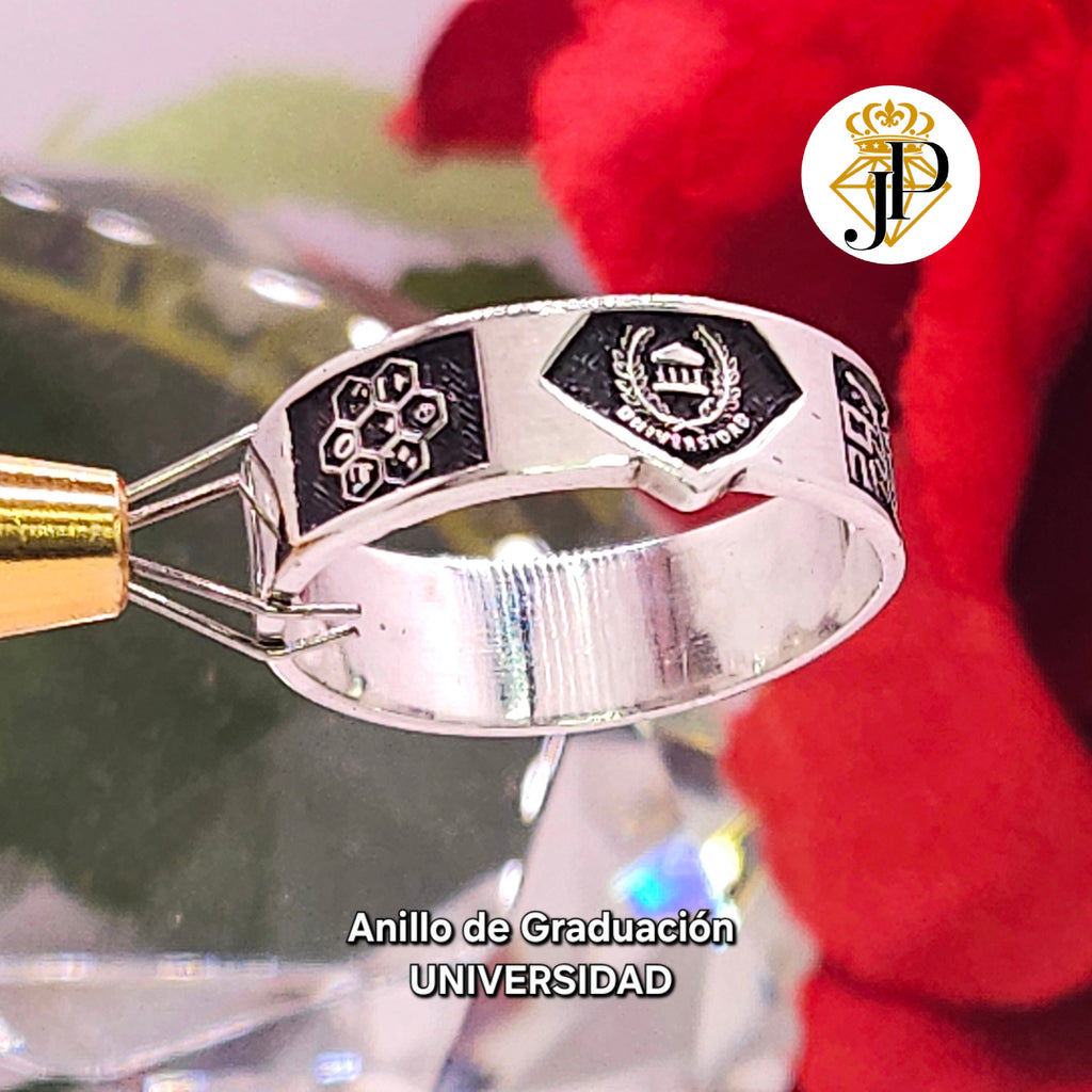 Anillo de Graduación Universidad- PLATA