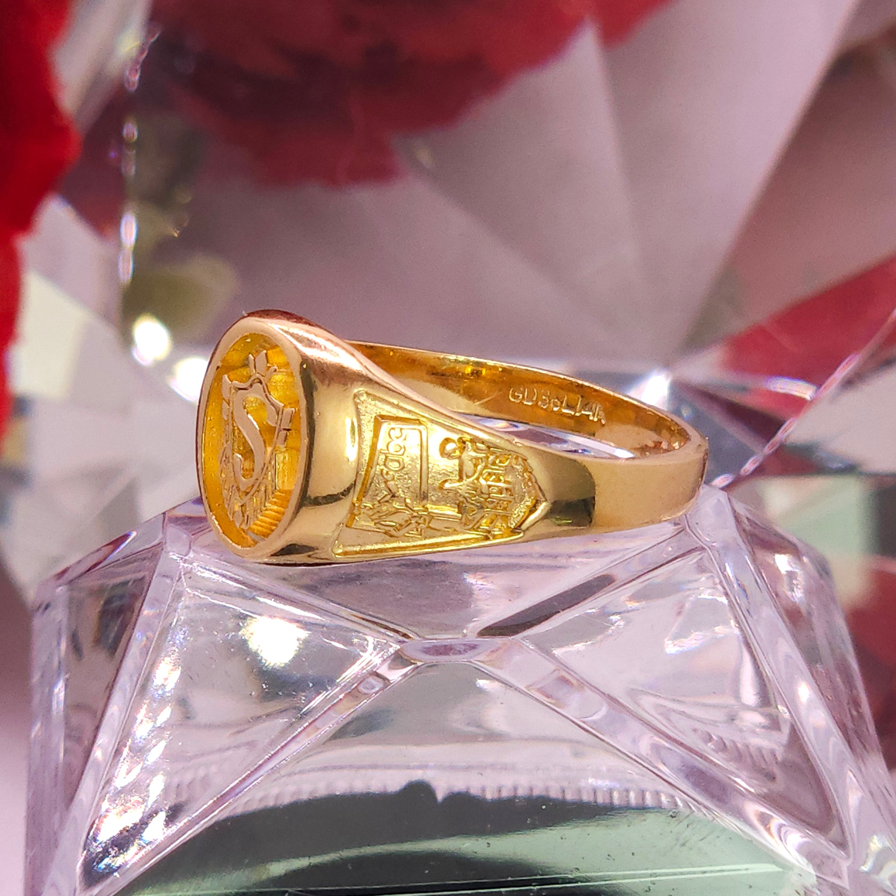 Anillo de Secundaria. Graduacion- Letra S