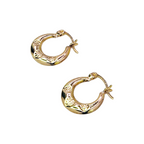 Arracadas de oro 10k. RF05 corazones